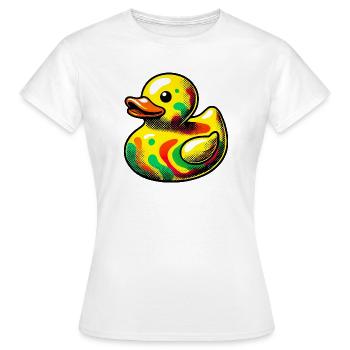 Duckling Duck Duck Duck - Women's T-Shirt - white - Front - AI Model Female 172 dark (172cm)