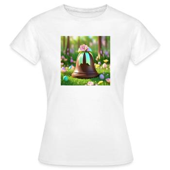 Ostern, Frohe Ostern, Frohe Ostern - Frauen T-Shirt - Weiß - Vorne - AI Model Female 172 dark (172cm)