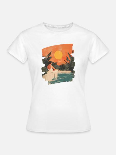 Relax Meditation Selfcare Me-Time - Frauen T-Shirt - Weiß
