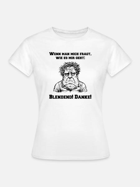 Erschöpfter Mann - Frauen T-Shirt - Weiß