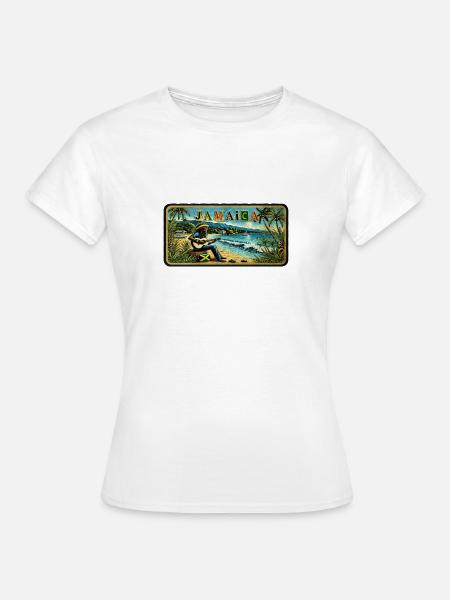 Jamaica Reggae Vibes - Frauen T-Shirt - Weiß