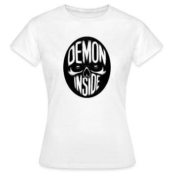 Demon inside - Frauen T-Shirt - Weiß - Vorne - AI Model Female 172 dark (172cm)