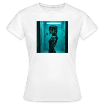 N-dless Nights : Isolation - T-shirt Femme - blanc - Devant - AI Model Female 172 dark (172cm)