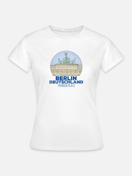Pariser Platz Berlin - Frauen T-Shirt - Weiß