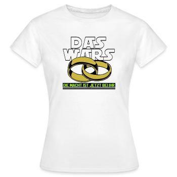 enterrement de vie de garçon , enterrement de vie de garçon , - T-shirt Femme - blanc - Devant - AI Model Female 172 dark (172cm)