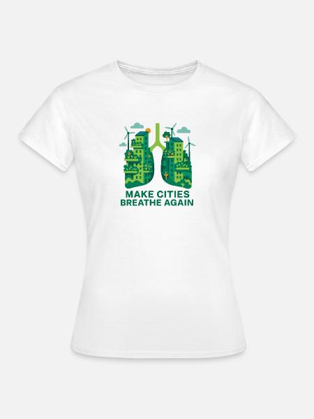 Urban Lungs - Frauen T-Shirt - Weiß