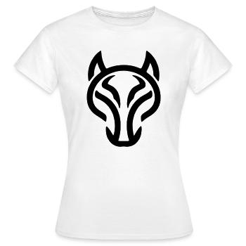 Loup - T-shirt Femme - blanc - Devant - AI Model Female 172 dark (172cm)