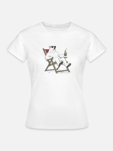 ChillBear - Frauen T-Shirt - Weiß