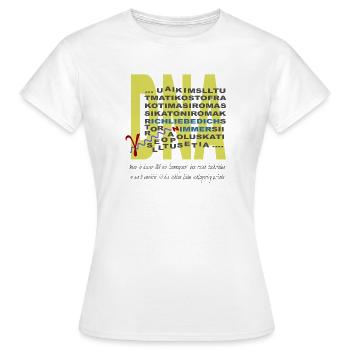 DNA - Frauen T-Shirt - Weiß - Vorne - AI Model Female 172 dark (172cm)