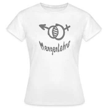 Mengenlehre - Frauen T-Shirt - Weiß - Vorne - AI Model Female 172 dark (172cm)