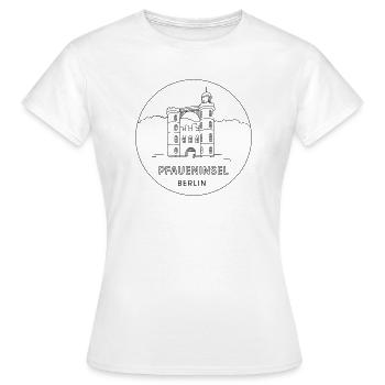 Île aux paons, Berlin - T-shirt Femme - blanc - Devant - AI Model Female 172 dark (172cm)