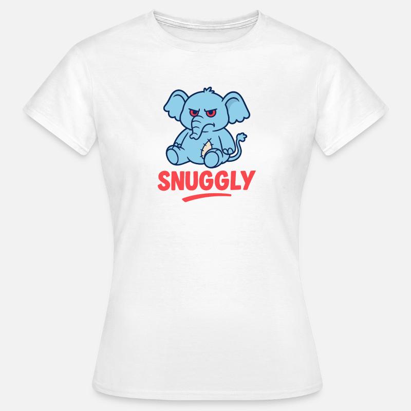 Grumpy Elephant - Women's T-Shirt - white