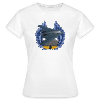 bombardier B-2 Spirit - T-shirt Femme - blanc - Devant - AI Model Female 172 dark (172cm)