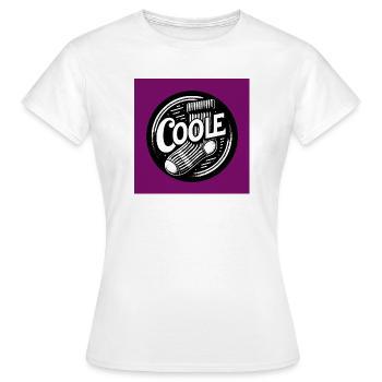 Cool sock socks and funny saying - Women's T-Shirt - white - Front - AI Model Female 172 dark (172cm)