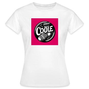 Cool sock socks and funny saying - Women's T-Shirt - white - Front - AI Model Female 172 dark (172cm)