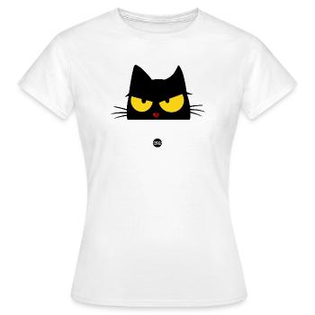 Mitternachts-Wut - Frauen T-Shirt - Weiß - Vorne - AI Model Female 172 dark (172cm)