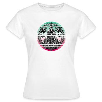 Jet Pilot – Air Force - Women's T-Shirt - white - Front - AI Model Female 172 dark (172cm)