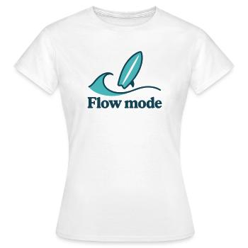 Flow Mode - Women's T-Shirt - white - Front - AI Model Female 172 dark (172cm)