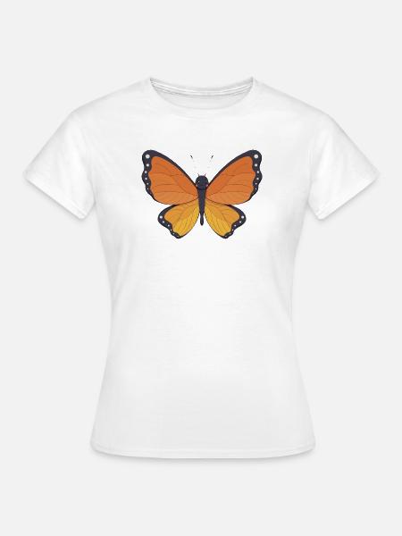 Schmetterling - Frauen T-Shirt - Weiß