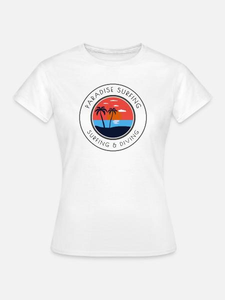 Surfing - Frauen T-Shirt - Weiß