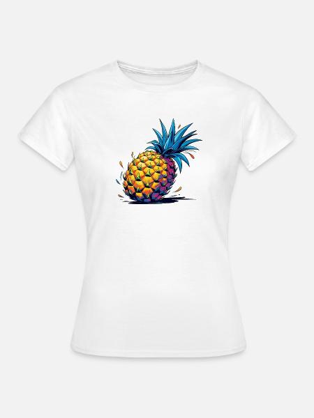 Ananas - Frauen T-Shirt - Weiß