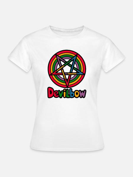 Devilbow - Frauen T-Shirt - Weiß
