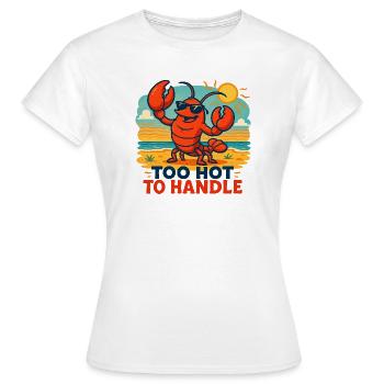 Lebhafter Sommerhummer Illustration - Frauen T-Shirt - Weiß - Vorne - AI Model Female 172 dark (172cm)