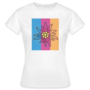 Edelweiss. - T-shirt Femme - blanc - Devant - AI Model Female 172 dark (172cm)