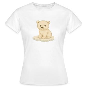 Nordische Arktis - Eisbär - Frauen T-Shirt - Weiß - Vorne - AI Model Female 172 dark (172cm)