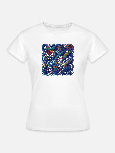 Halluzinationsgitter - Frauen T-Shirt - Weiß