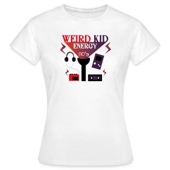 Weird Energy - T-shirt Femme - blanc - Devant - AI Model Female 172 dark (172cm)