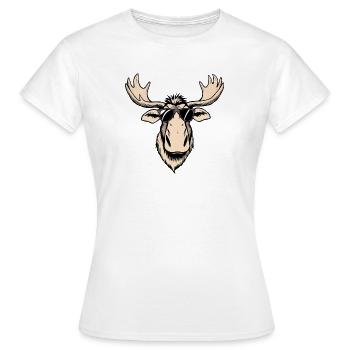 Élan - T-shirt Femme - blanc - Devant - AI Model Female 172 dark (172cm)