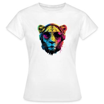 Lionne Lionne Maman Lionne Lionnes Maman Lions sauvages - T-shirt Femme - blanc - Devant - AI Model Female 172 dark (172cm)