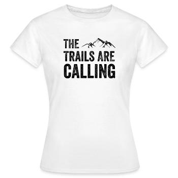 Die Spuren rufen - Frauen T-Shirt - Weiß - Vorne - AI Model Female 172 dark (172cm)
