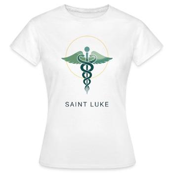 Saint Luke: Medical Assistance - Women's T-Shirt - white - Front - AI Model Female 172 dark (172cm)