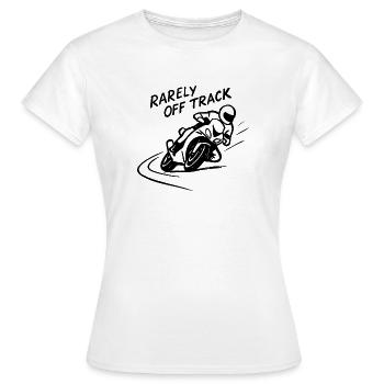 Rarement hors piste - T-shirt Femme - blanc - Devant - AI Model Female 172 dark (172cm)