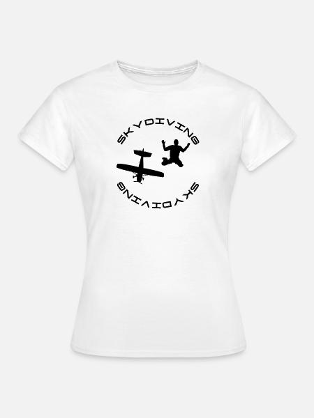 Skydiver - Frauen T-Shirt - Weiß