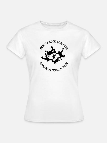 Skydiving - Frauen T-Shirt - Weiß