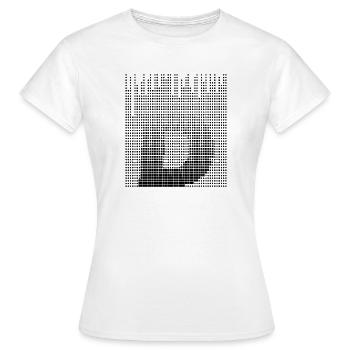 Lettre D, nom, la lettre D - T-shirt Femme - blanc - Devant - AI Model Female 172 dark (172cm)