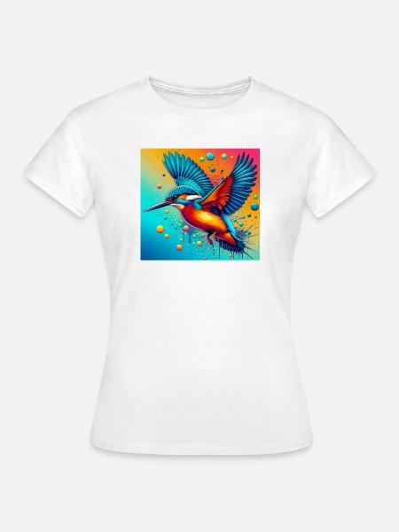 Eisvogel - Frauen T-Shirt - Weiß