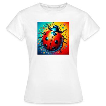 coccinelle - T-shirt Femme - blanc - Devant - AI Model Female 172 dark (172cm)