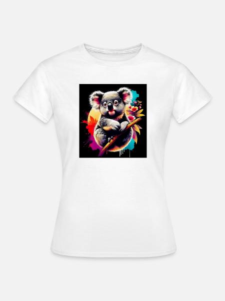 Koala - Frauen T-Shirt - Weiß