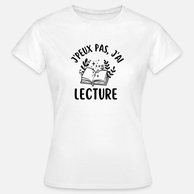 I can't I read it - Women's T-Shirt - white