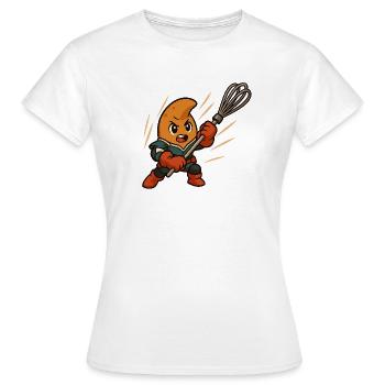 Anime Crescents - Women's T-Shirt - white - Front - AI Model Female 172 dark (172cm)