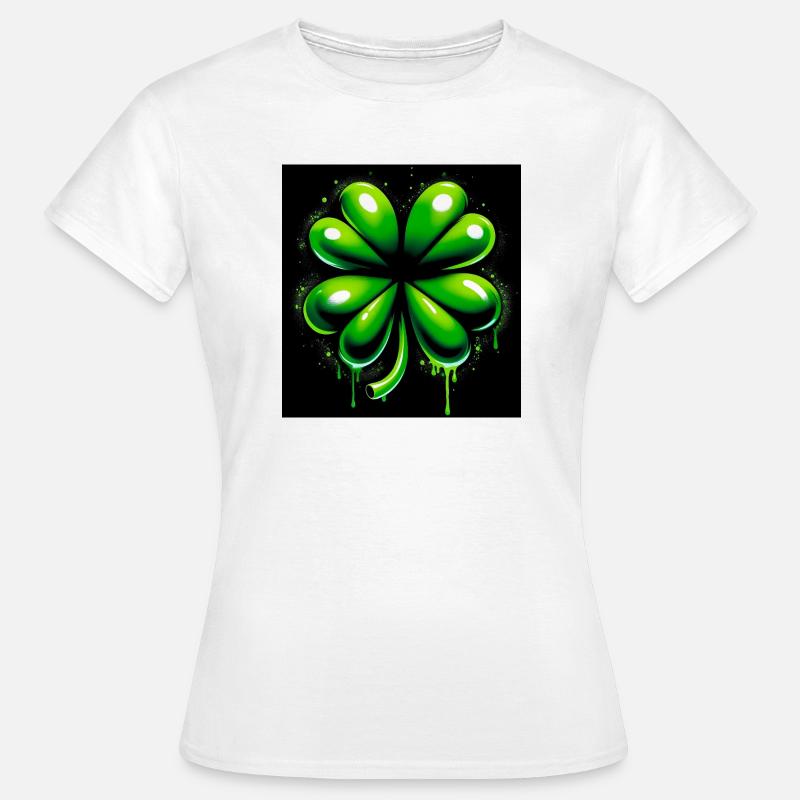 Four-leaf clover - Women's T-Shirt - white