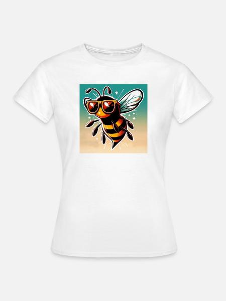 Biene - Frauen T-Shirt - Weiß