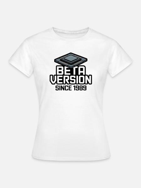 Futuristischer Computerchip Analogdruck - Frauen T-Shirt - Weiß