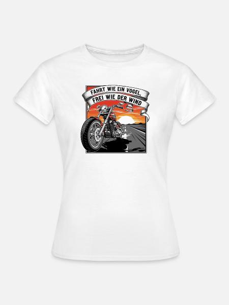 Frei wie der Wind - Frauen T-Shirt - Weiß