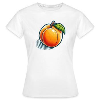 Pêche Illustrée Colorée - T-shirt Femme - blanc - Devant - AI Model Female 172 dark (172cm)