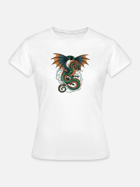 Dragon - Frauen T-Shirt - Weiß